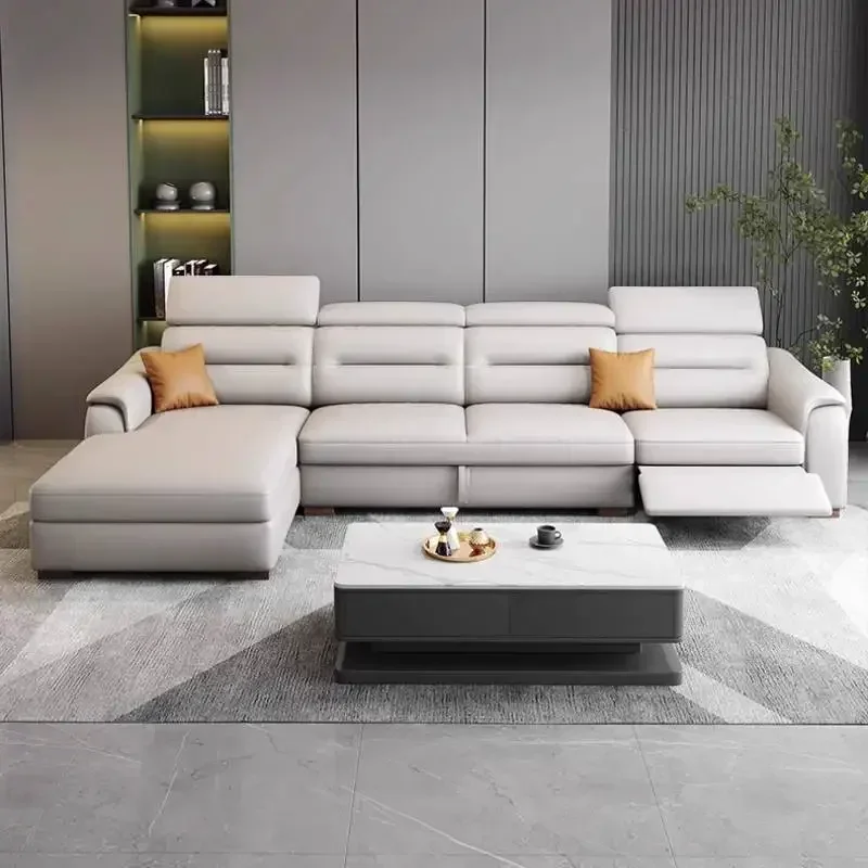 

Armrest Recliner Sofas Electric King Size Wooden Living Room Sofa Bed European Daybed Luxury Canape Sofa Perezoso Home Furniture