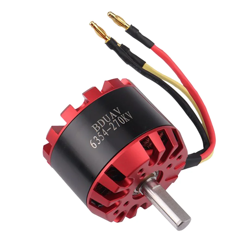 6354 270KV 2300W 3-10S Outrunner Brushless Sensorless Motor for Four-Wheel Balancing Scooters Electric Skateboards