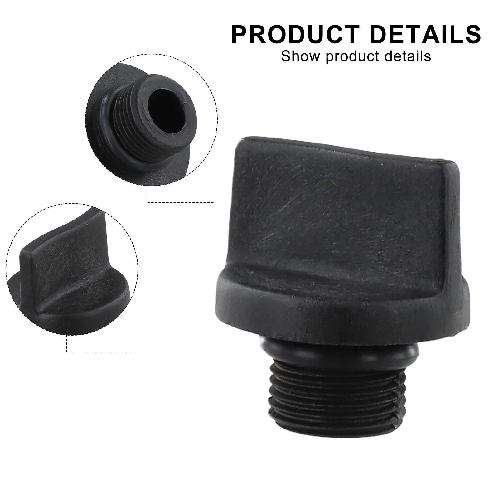 2PCS Black Drain Screw With O-ring For SPS25 SPS50 SPS75 SPS100 Circulation Pump Spa Equipment Maintenance Accessory