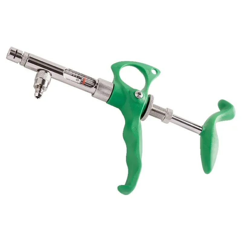 

1ml Special Syringe For Continuous Oily Vaccine Automatic Adjustable Metal Injection Needle For Chicken, Pig, Cattle And Sheep