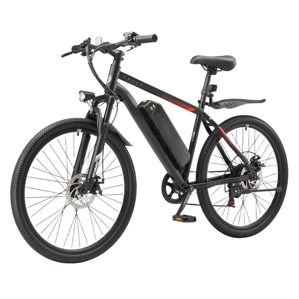 

Adults Electric Bicycle, 26" Electric Mountain Bike 650W Peak Motor Ebike 25Mph 35Miles 10.4AH 15.6AH Electric E Bike for Adults