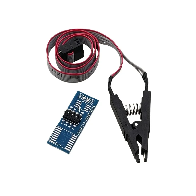 SOP8 to DIP8 Test Clip, 8Pin IC Programmer Adapter for BIOS Chip No Desoldering
