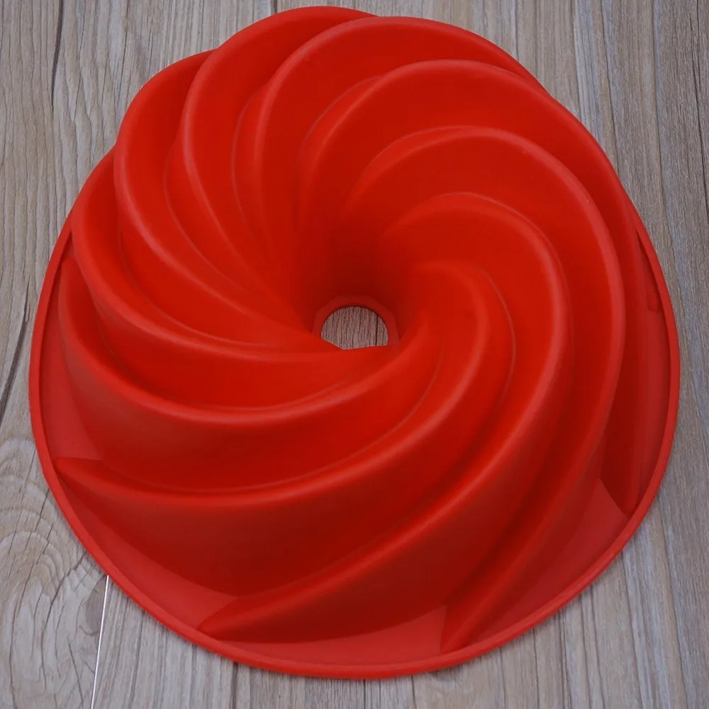 قوالب خبز سيليكون على شكل زهرة 9.6 بوصة، صينية عيد ميلاد الذكرى السنوية-قوالب كعكة سيليكون لحفلات الزفاف وحفلات الزفاف لحواجب الكعك