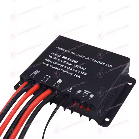 10A 20A Waterproof IP68 12V 24v Pulse Width Modulated Solar Charge Controller for Off-Grid Solar System RV Battery Marine