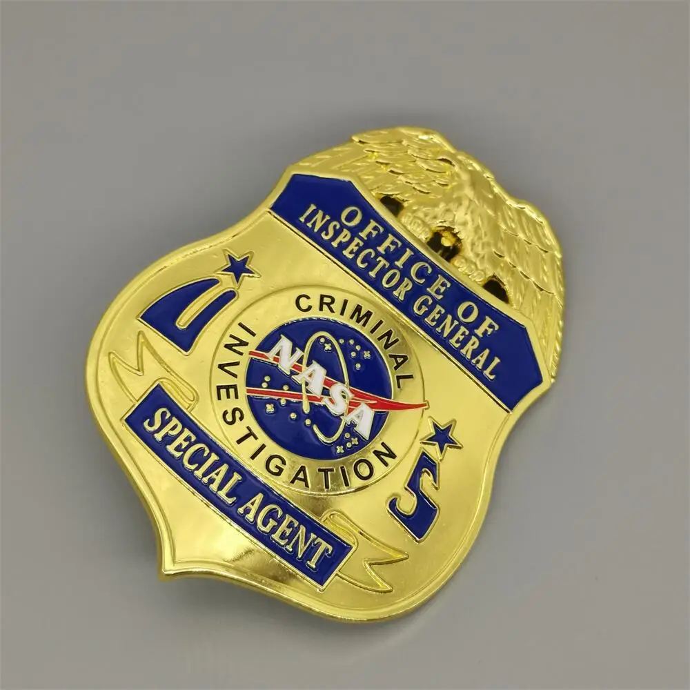 

U.S. NASA Badge Halloween Gift Cosplay Detective Movie Prop