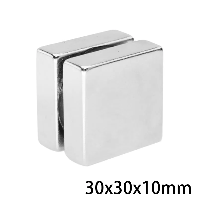 30x30x10 ímãs quadrados grossos 30mm x 30mm x 10mm para geladeiras domésticas, escritórios diy 30x30x10mm ímã super forte 30*30*10