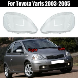 For Toyota Yaris 2003 2004 2005 Headlight Cover Transparent Mask Headlamp Lamp Shell Lens Replace Original Lampshade Plexiglass