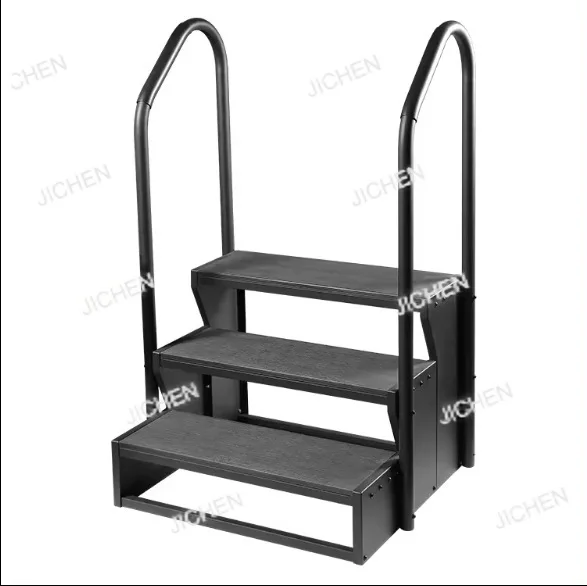 

Новая уличная водонепроницаемая лестница для гидромассажной ванны, ступеньки для спа-салона, три этажа, с поручнями