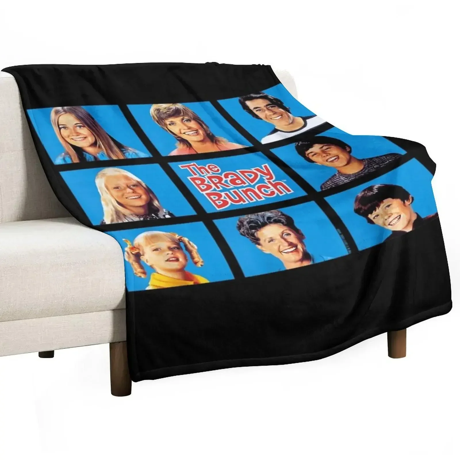 Brady Bunch Framed Throw Blanket Blankets For Bed Summer Giant Sofa Blankets