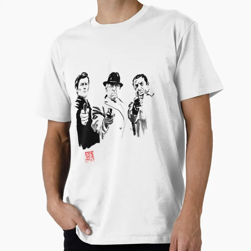 

the Sicilian clan Eastwood Once Upon a Time in the West 1968 western movie Vintage cowboy film gift t shirt Large size Tops