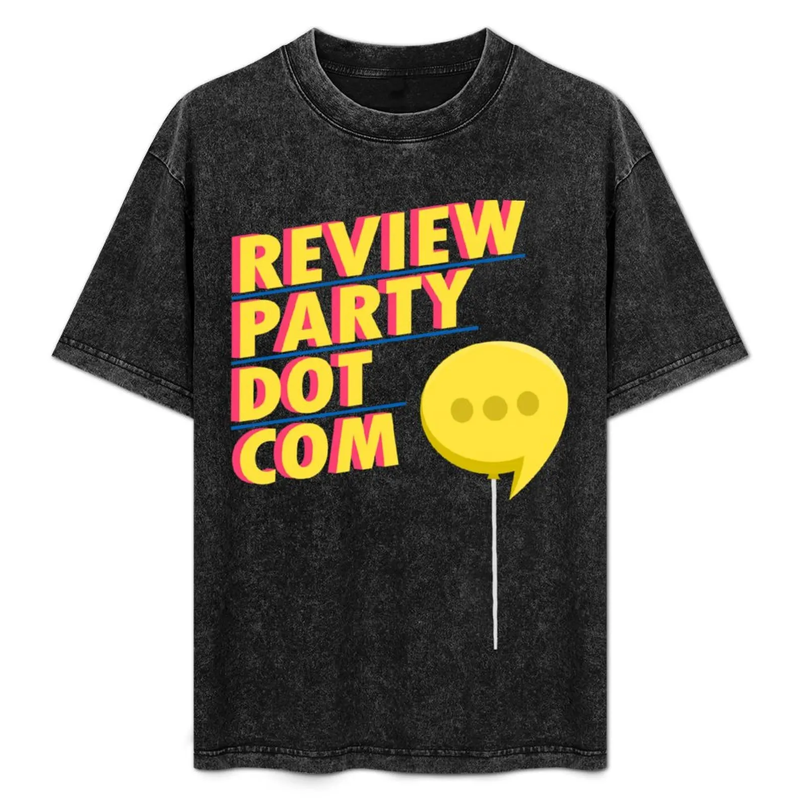 

Review Party Dot Com Logo T-Shirt Construction Work Tee Shirt