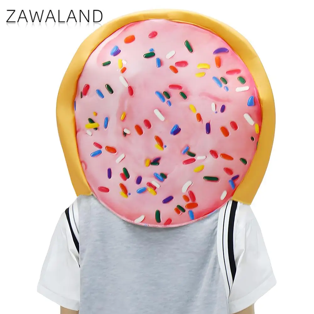 Zawaland Cosplay Cute Donut Costume Funny Holiday Party Suit Woman Man Jumpsuit Carnival Onesie Show Disguisement Clothes