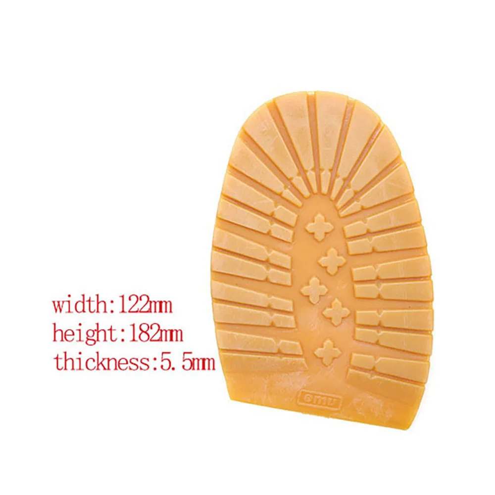 1 Pair Non-Slip Shoes Mat Stickers Durable Sole Protector Self-Adhesive Repair Materials Wear-Resistant Thicken Sole Sticker