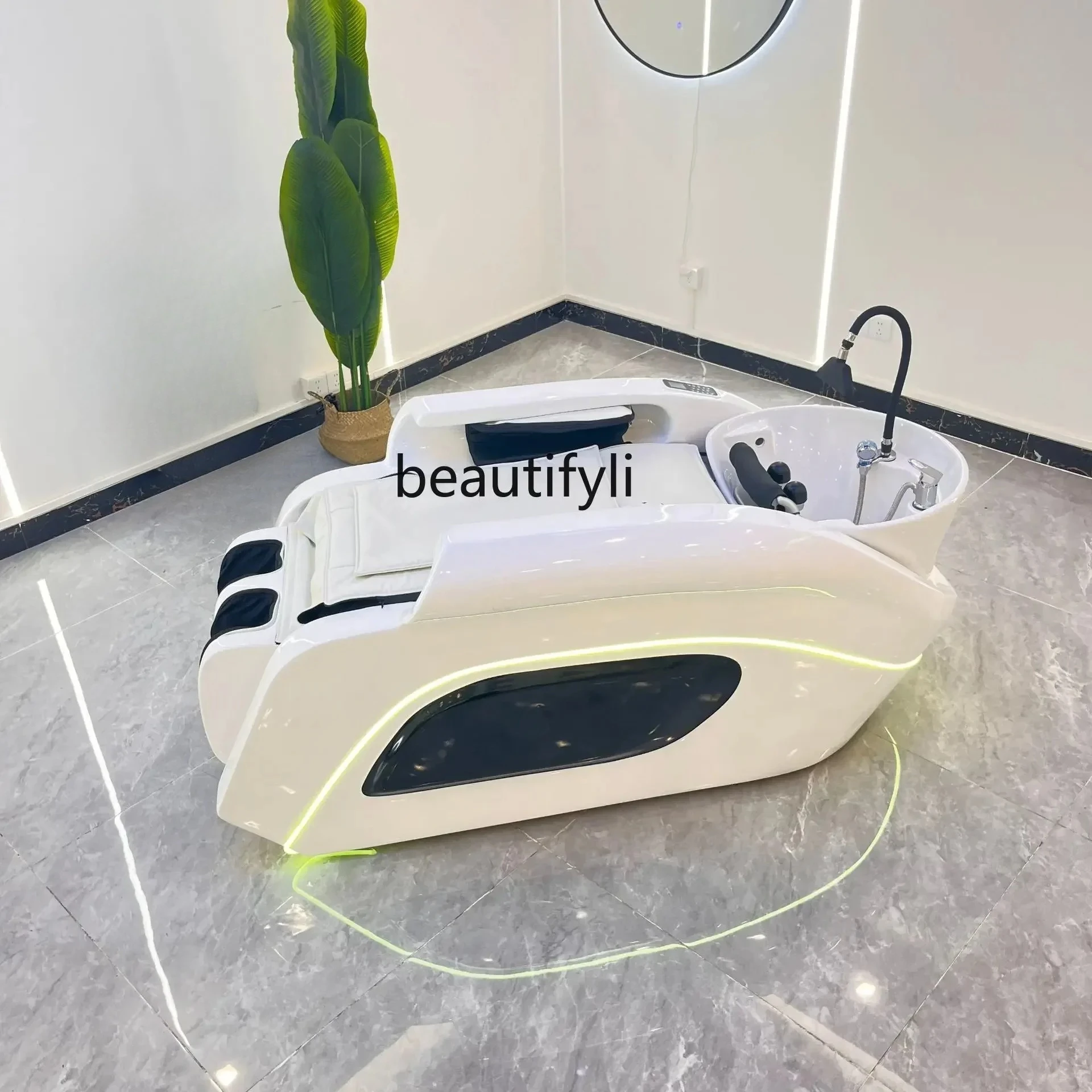 

Automatic Whole Body Massage Couch Hair Saloon Dedicated Fumigation Water Circulation Salon Electric Massage
