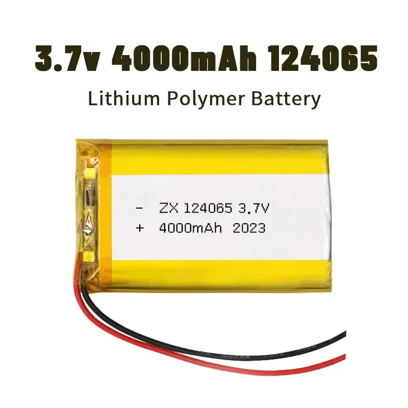 Lipo 124065 Battery 4000mAh 3.7V Polymer Lithium Batteries Ph-2mm