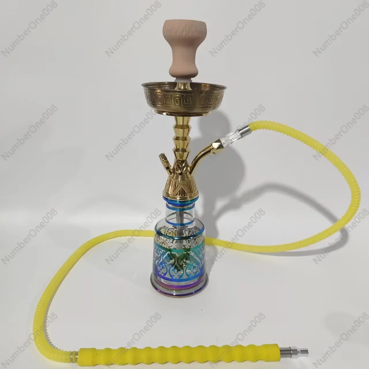 

Полный комплект маленького кальяна, египетская шиша из сплава с трубкой и чашей, портативный мини-кальян для домашнего использования и декора