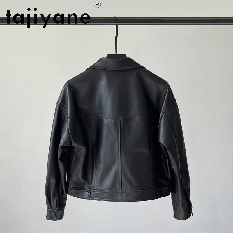 TAJIYANE Real Sheepskin Leather Jacket Woman Fashion Short Coat Casual Loose Jackets High Quality Autumn Women Clothes 2026 가죽자켓