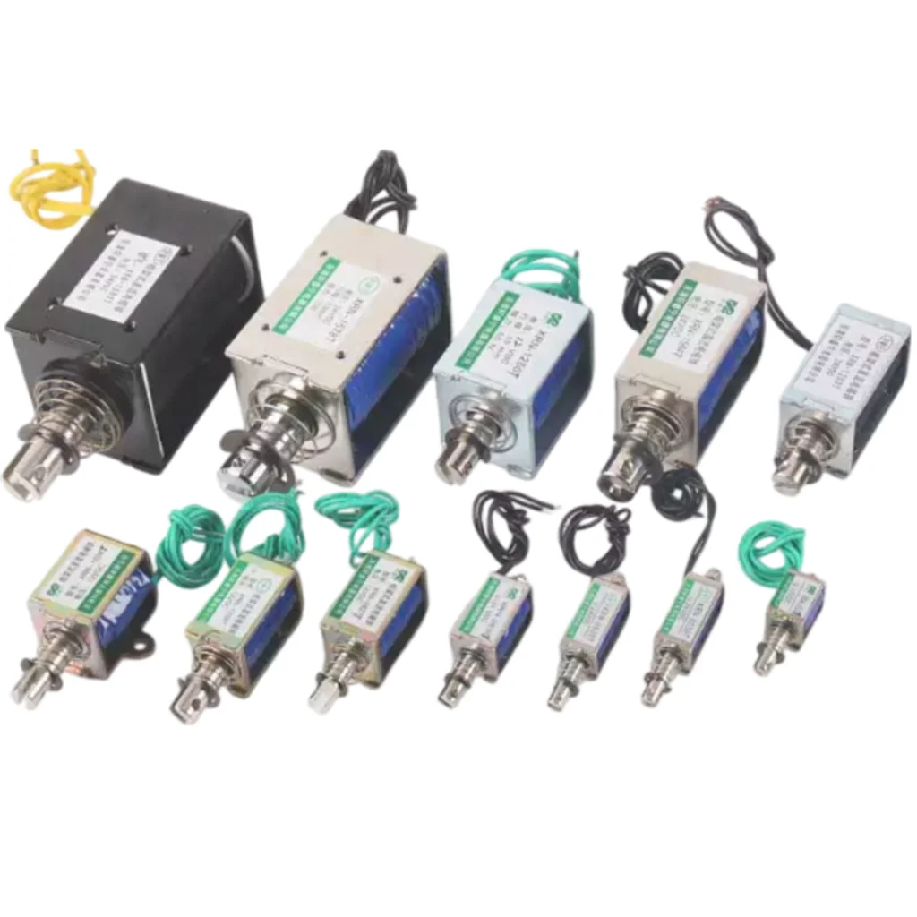 Push Pull Dual-Purpose Electromagnet DC 12V24V Through Type Solenoid Small and Micro Push-Pull Rod Strong Suction Switch
