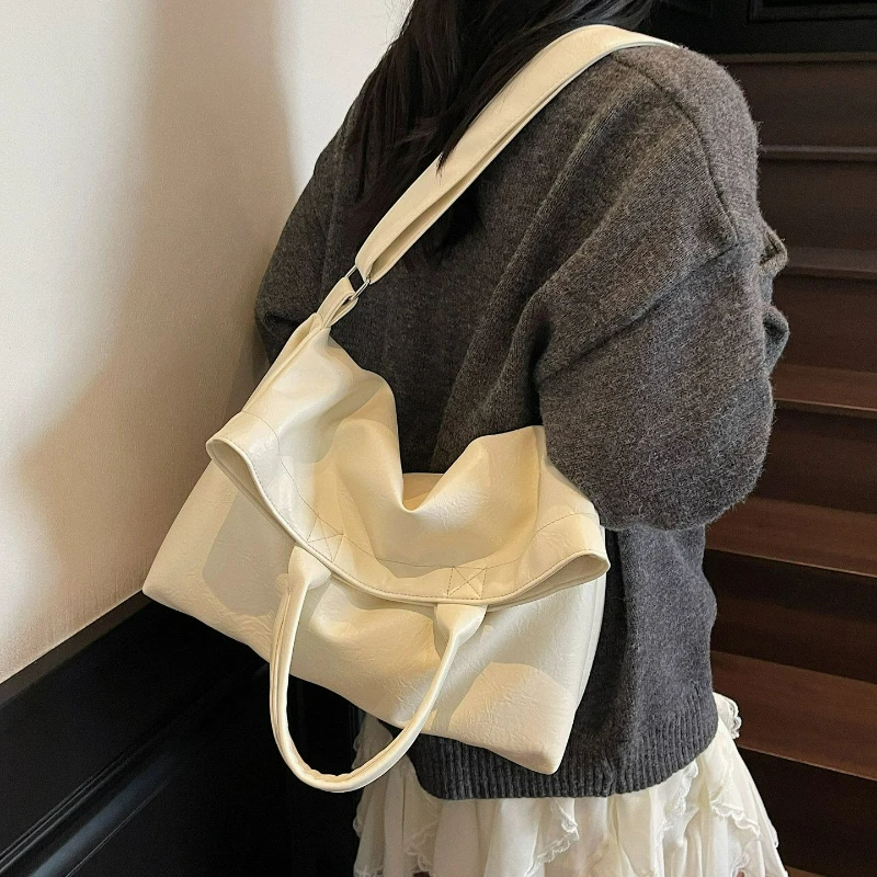 Fashion Style Business Casual Briefcase for Commuting. Handheld Crossbody Bag Multi-functional Large-capacity Versatile Tote Bag