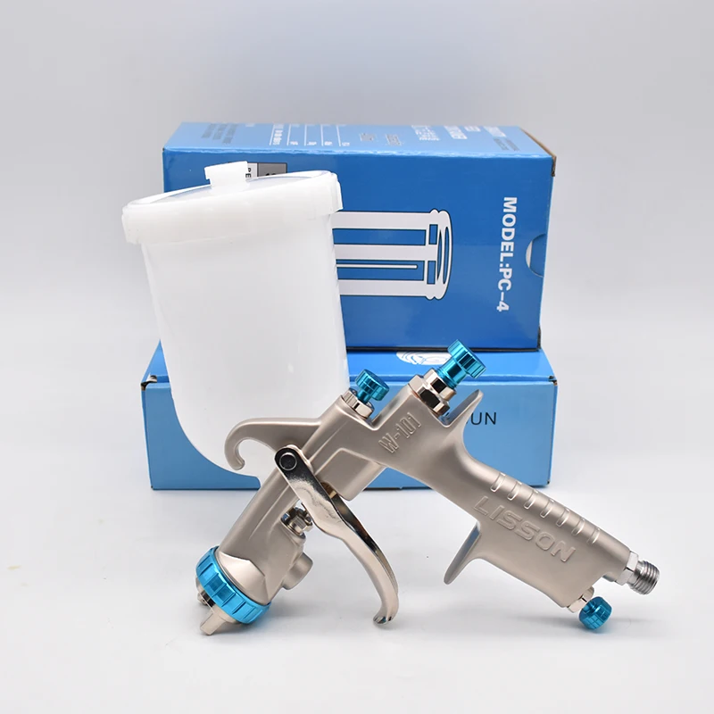 Original Import W-101 HVLP Paint Sprayer Gun 400CC Industrial Plastic/Metal cup High Quality Spray Gun 1.0/1.3/1.5/1.8mm