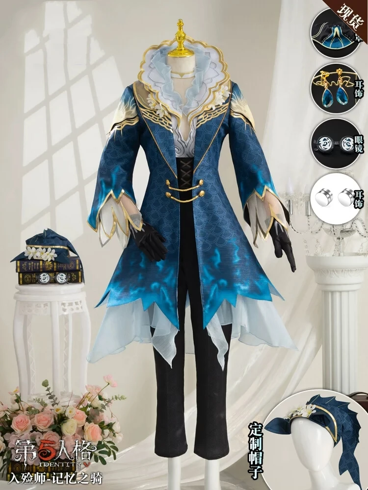 

Aesop Carl Cosplay Suit Game Identity V Anime Men Handsome Uniform Embalmer Role Play Halloween Party Costume Full Set Stock