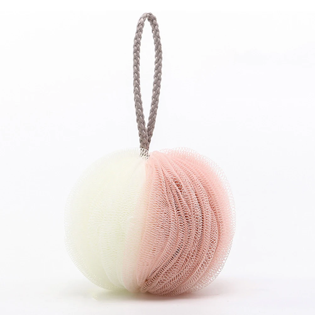 

4Pcs Double Color Bath Ball Soft Mesh Sponge Large Shower Pouf Exfoliating Skin Cleanser Relax Body Bath Ball Mesh Sponge