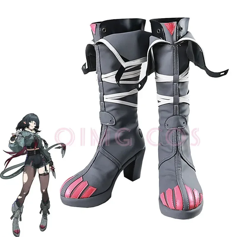 

Zenless Zone Zero Jane Doe Cosplay Shoes Anime Game Chinese Style Halloween for men