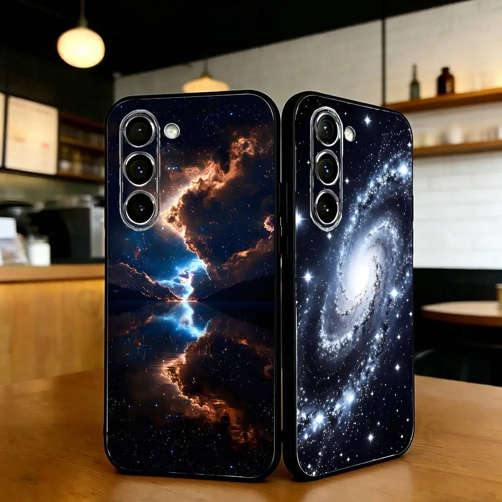 galaxy Phone Case For Samsung S20,21,22,23,24,25,26 Ultra,Plus,Lite,FE,Black Soft Case