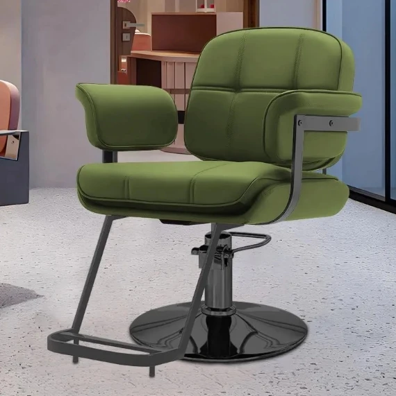 *Barber Shop Special Haircut Barber Chair Rotatable Perm and Dye Haircut Hairdressing Chair