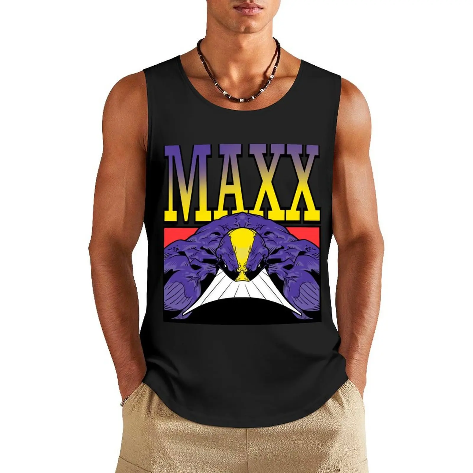 

THE MAXX Tank Top Fitness men clothing sleeveless shirt man mens gym clothes sleeveless shirts