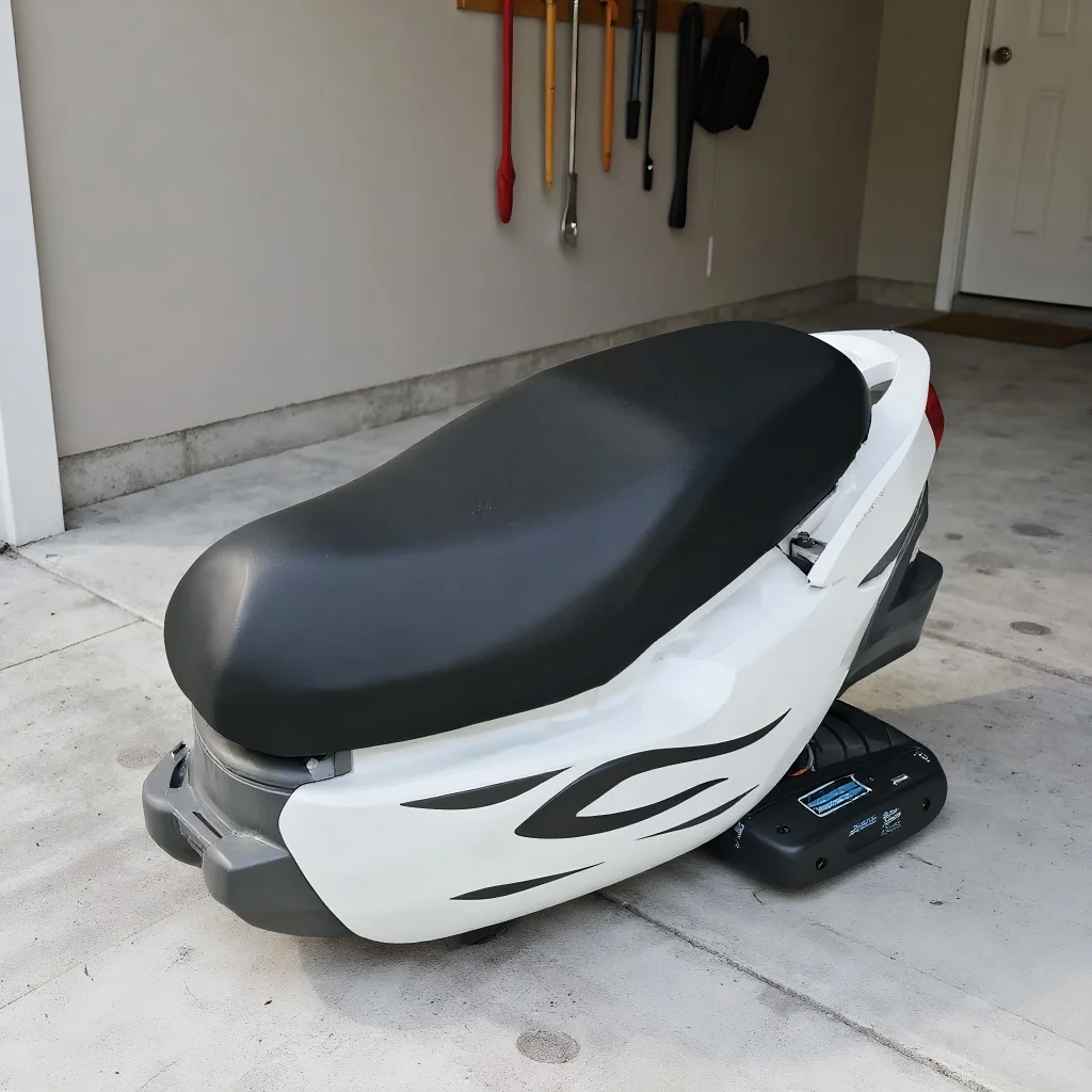 

Motorcycle Seat Cover - Waterproof Dustproof Rainproof Sunscreen Protector for Motorbike Scooter