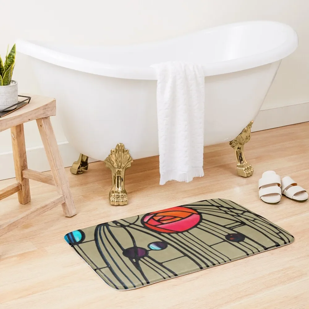 Charles Rennie Mackintosh - widow,No,08. Bath Mat Carpet Rug Bathroom Foot Mat