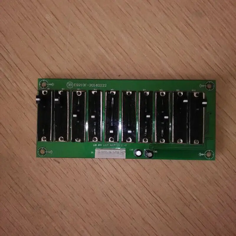 

Стерео 10-полосная плата эквалайзера, 10-полосная 2,0 канальная регулируемая плата аудио тона