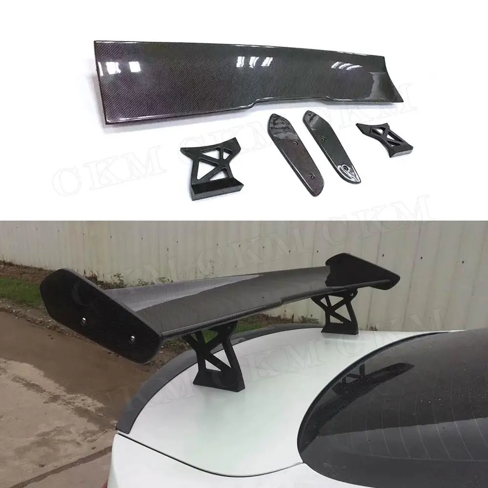 

Universal Car G Style Carbon Fiber Car Racing Rear Trunk Spoiler Wings for BMW 1M M3 E82 E92 E93 F30 F10 Sedan Coupe