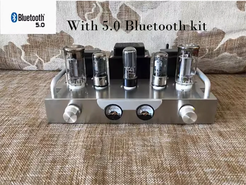 Small 300B vacuum tube amplifier 8W, DIY kit power amplifier audio 2.0 F1 6J8P FU50 tube amplifier Bluetooth 5.0 view 5