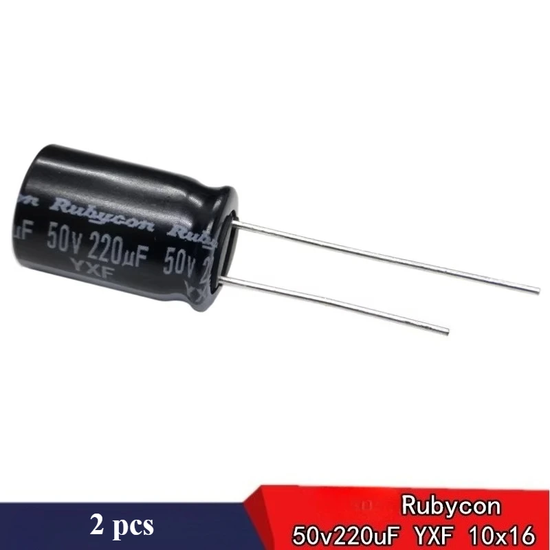 (2 Pcs) 50V220Uf Ru… - image