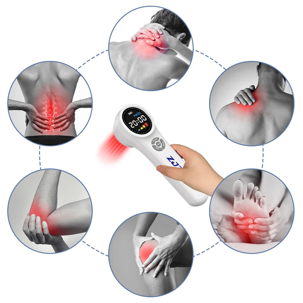 Infrared Light Laser Therapy Device Medical Physiotherapy Equipment Body Knee Neck Pain Relief Machine 980nm 810nm 660nm 1760mW