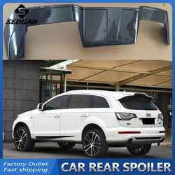 For 2006--2015 Audi Q7 SQ7 Roof Trunk Spoiler ABT Style High Quality Real Carbon Fiber Top Rear Spoiler Trunk Boot Wing Spoiler