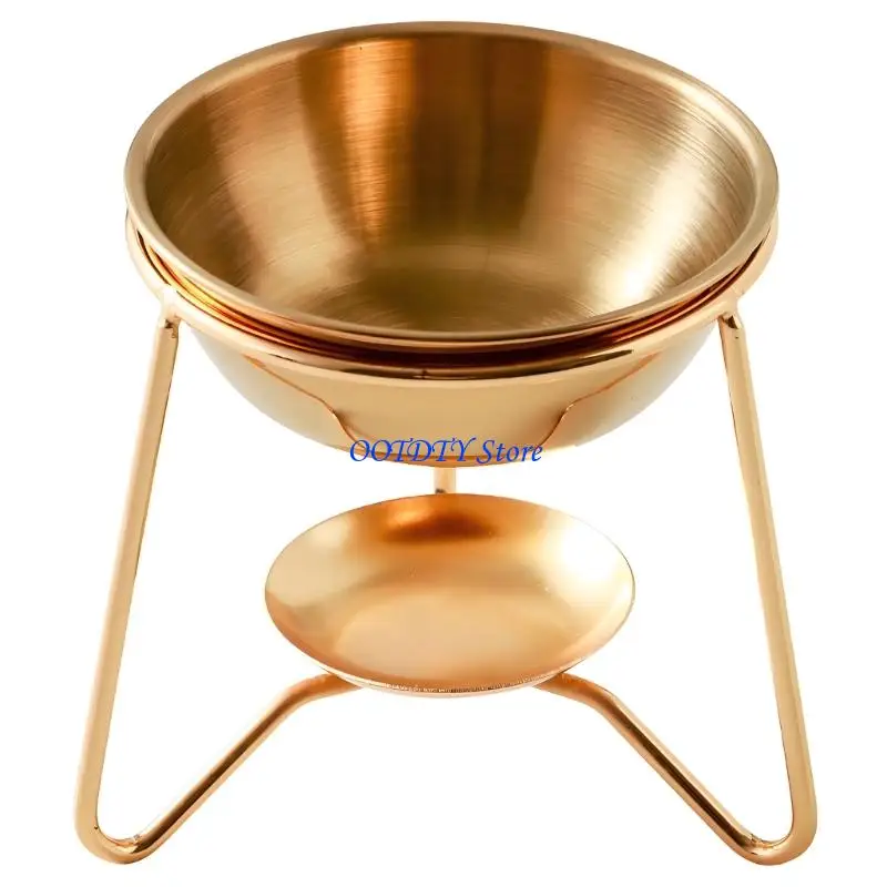367A Elegant Metal Essential Oil Burners Wax Warmer Aromatherapies Diffuser Furnaces for Relaxing Home and Bedroom Decors
