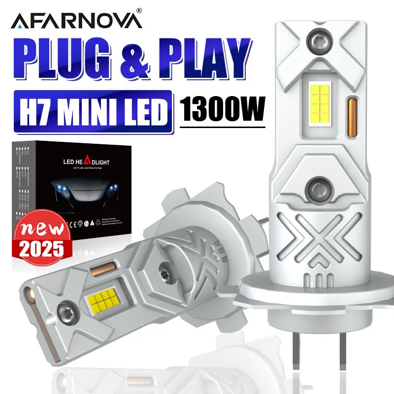 

1300W H7 LED Car Headlight Bulbs High-Power 1500000LM Canbus CSP 9080 Chip LED H7 Headlight Diode Bulb 1: 1 Original Plug & Play