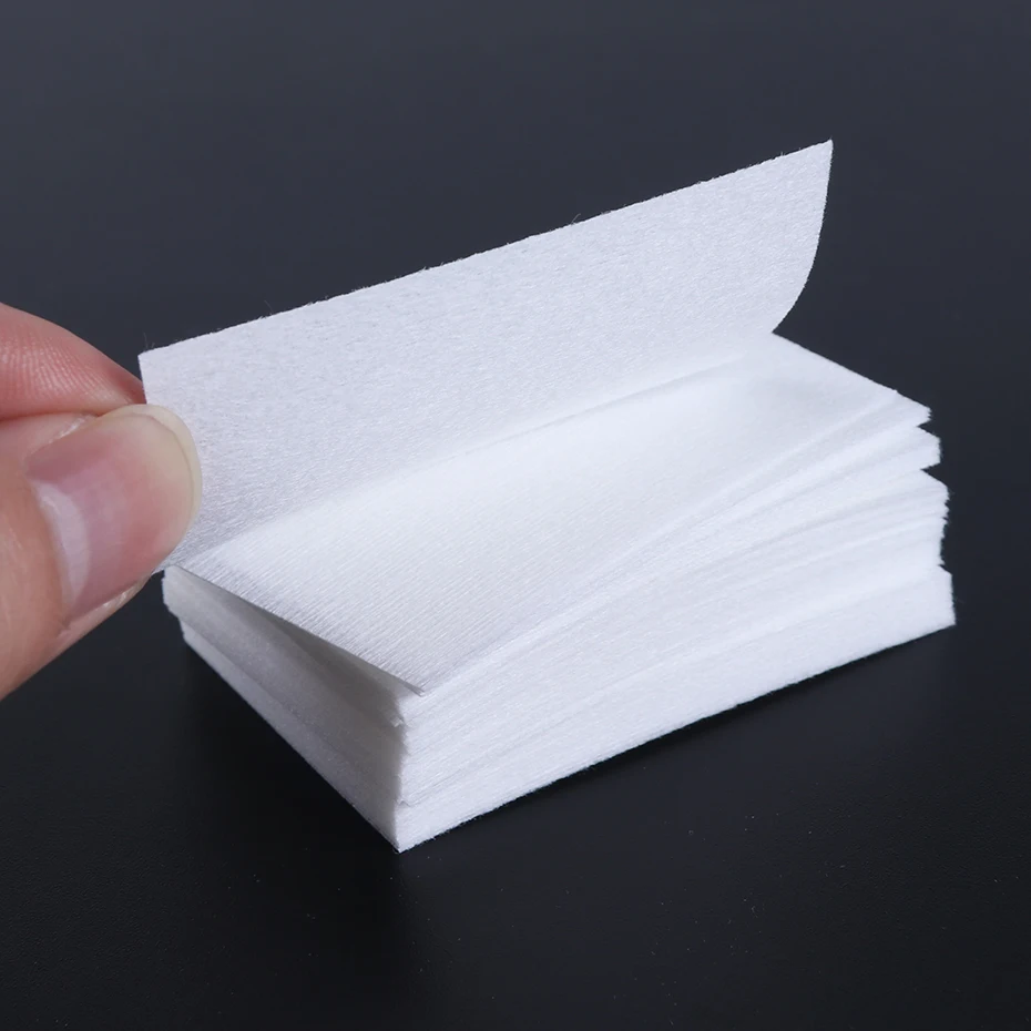 450 stücke fussel freie Nagellack entferner Tücher Baumwoll tücher Maniküre Reiniger UV Gel Nagellack entfernungs pads Papiere Reinigungs werkzeuge
