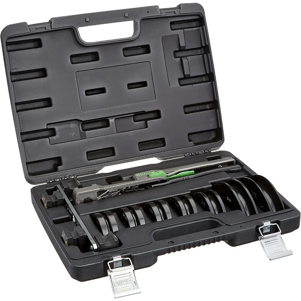 USA Stock Compact Tubing Bender Kit 1/4 to 7/8 HVAC Tools for Copper Steel Aluminum Brass Pipe Bending Hot Sale