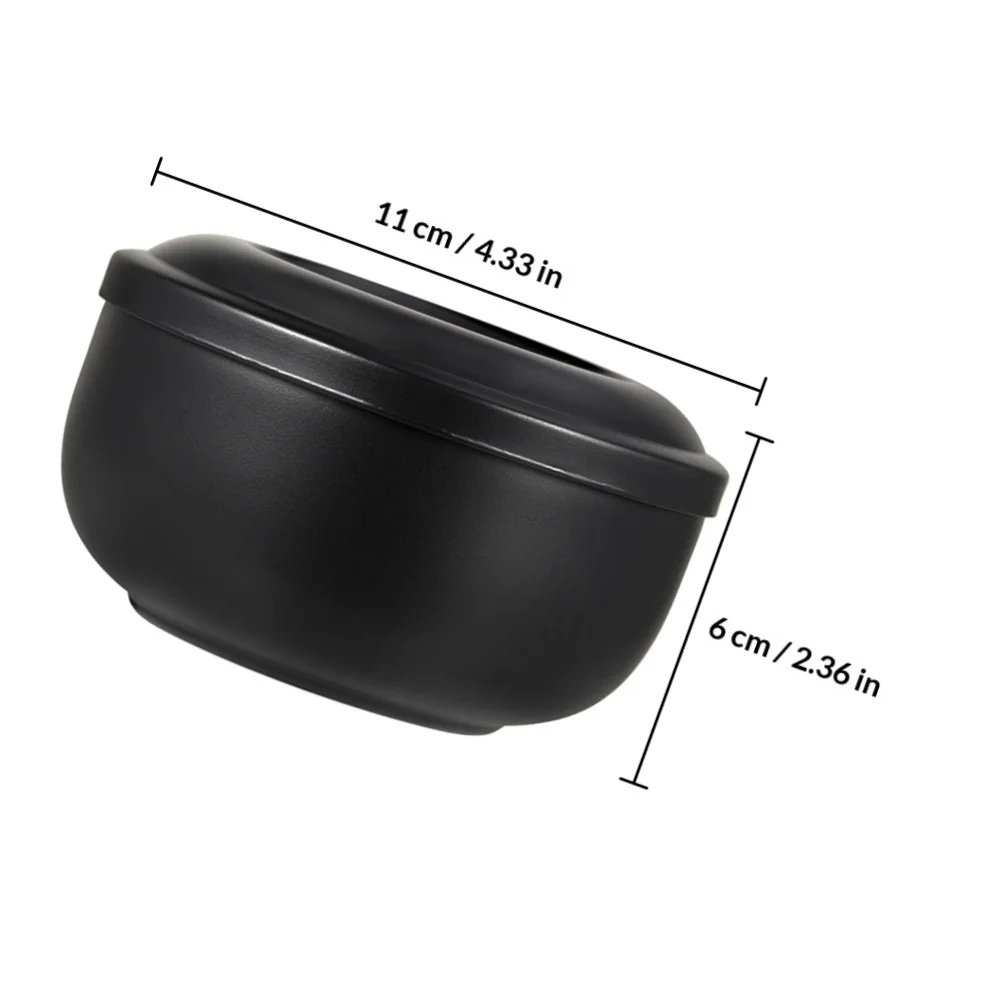 1 Stück einfache Rasierschale, leichtes Design, einfache Aufbewahrung, Rasierseifenbehälter für den täglichen Gebrauch, sprudelnder Schüssel