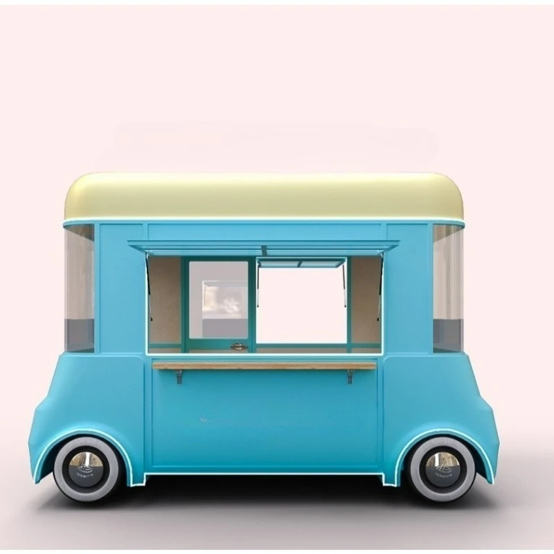 Mobile multi-functional dining car, scenic booth, street outdoor snack truck