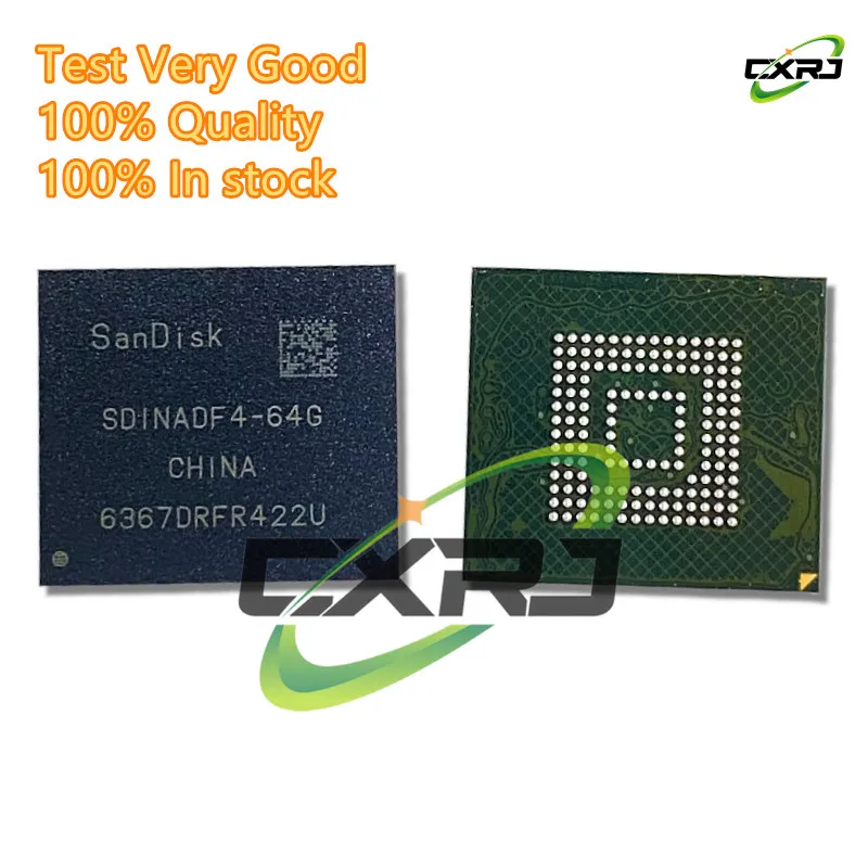 100% Test Very Good Product SDINADF4-64G SDINBDA4-64G For UFS 5.1 64GB BGA153 EMMC 64G Flash Memory IC Chipset With Balls