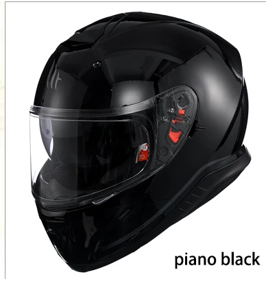 Casco de motocicleta de cara completa