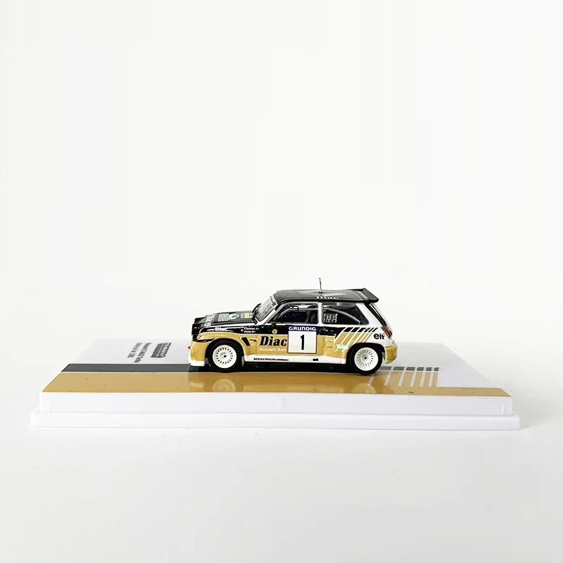 Tarmac Works 1:64 Model Car Renault 5 MAXI Turbo Rallye du Var 1986 Alloy Vehicle