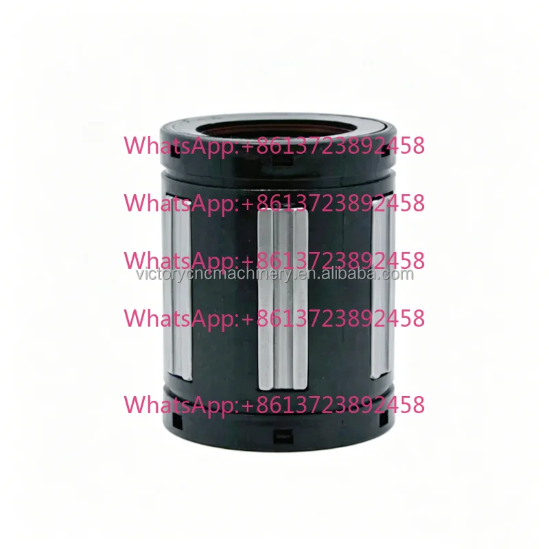 3/8 Inch LMBS6UU Linear Motion Bearing 9.525x15.875x22.225mm Rubber Seal Straight Line Bushing Bearing for Automation Machinery