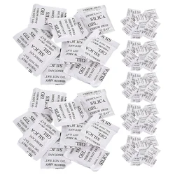 100 Pcs Silica Gel Desiccant Moisture Absorber Drying Packets Hygroscopic Agent Efficient Powder Bags Humidity Absorbing Anti