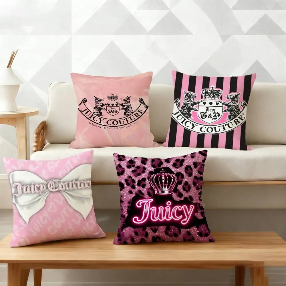 

Fashion J-Juicy Cool C- Couture Pillow Case Cushion Cover Throw Pillow Case For Car Sofa